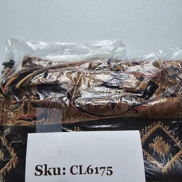 Braemar Jeremy Scott Women Maxi Dress Size 8 Tie Back Aztec Print Summer Vintage - Picture 15 of 15